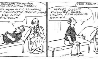 Çizginin üstü