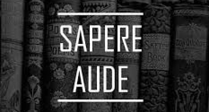 Sapare Aude…